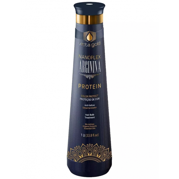 VittaGold Nanoplex Arginina Hair Straightening Nanoplastia Protein 1000ML
